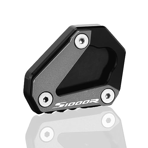 BOEYDSE88 Motorrad-Seitenständerpolster Motorrad Kickstand Seitenständerverlängerung Für B&mw S1000r 2021 2022 2023 S 1000r S1000 RS 1000 R(Silvery)