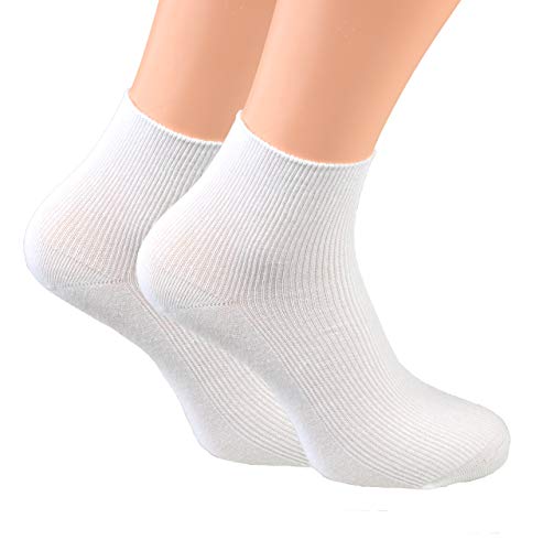 30 Paar kurze Arztsocken Krankenschwester Socken, Gr. 39/42 weiß, weisse socken krankenhaus socken socken pflegedienst weisse berufssocke weisse socken baumwolle klinik socken mediziner artsocken