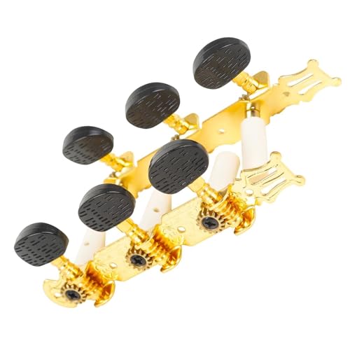 Strings Tuning Pegs Mechaniken Für Gitarre 2 Stück Stimmnägel für klassische Gitarre, Gitarrenkopfknöpfe, 3L3R Gitarrenzubehör, Stimmgeräte