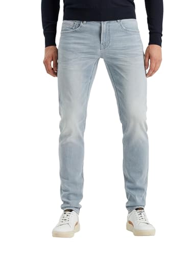 PME Legend Herren Jeans TAILWHEEL - Slim Fit - Blau - Soft Light Grey W30-W40, Größe:31W / 32L, Farbe:Fresh Light Grey FLG