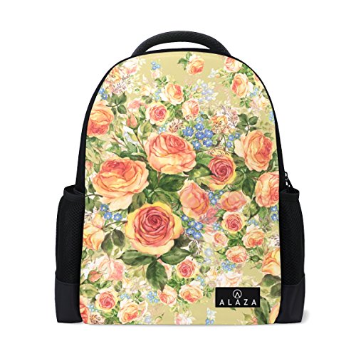 My Daily Beautiful Roses Vintage Floral Rucksack 35,6 cm Laptop Daypack Schultasche für Reisen College Schule