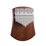 Kalimba 17 Schlüssel Kalimba Musik Instrument Daumen Klavier Volle Furnier Massivholz 17 Tasten Finger Tragbare(A)