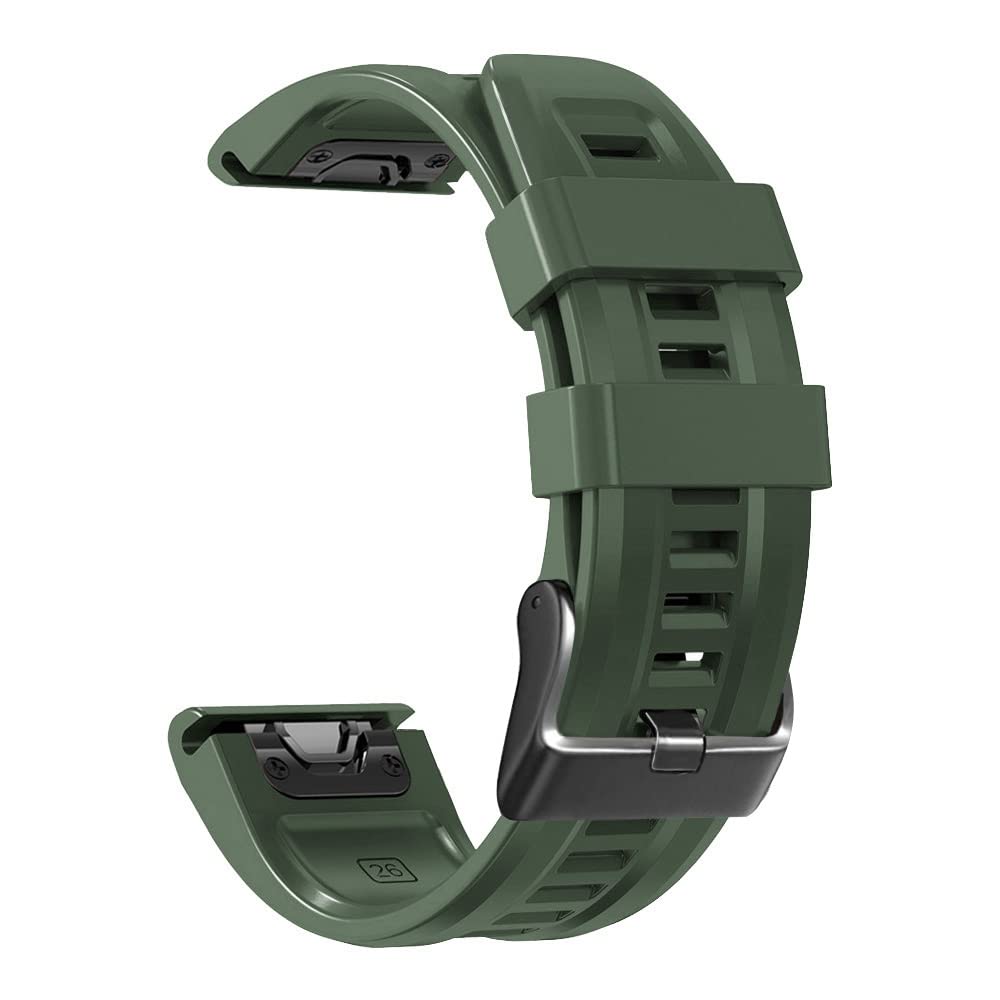 NEYENS 22 x 26 mm Smartwatch-Armbänder für Garmin Fenix 7 7X Silikonarmbänder Schnellverschluss Uhrenarmband Fenix 6X 5X 6 5 Plus/945 Armband Correa, 22mm Fenix 6-6Pro, Achat