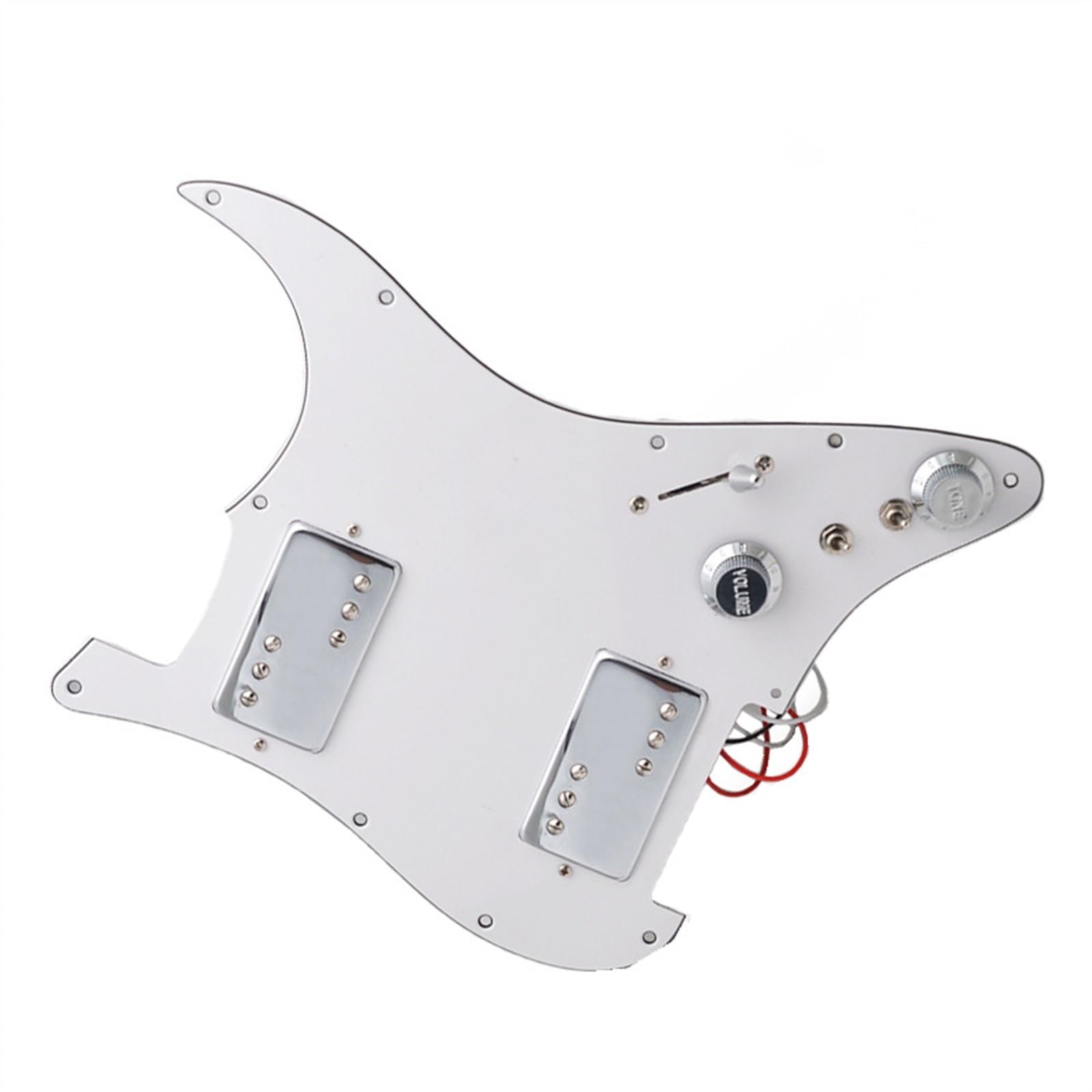 Standard-Pickguard-Tonabnehmer E-Gitarren-Schlagbrett-Tonabnehmer, exquisites silbernes Zubehör, sechssaitiger Humbucker-Tonabnehmer