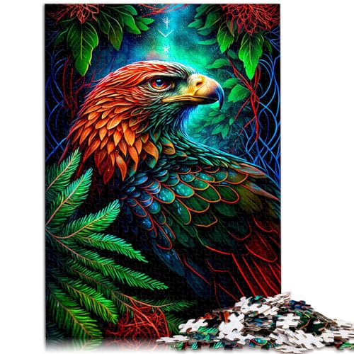 Puzzle mit bunter Szene, Puzzle für Erwachsene, 1000 Teile, Holzpuzzle, Familienspiel, Stressabbau, schwieriges Herausforderungspuzzle, 1000 Teile (50 x 75 cm)