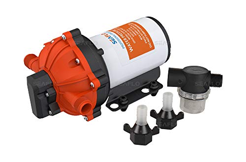 Seaflo 12 Volt HIGH Druck Wasser Pumpe 18,9 L/min 5.0 GPM 60 PSI mit automatischer Schalter für Marine RV Boot Automotive