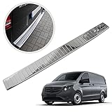 Chromemaster | Ladekantenschutz Stoßstangenschutz | Kompatibel mit Mercedes Vito V-Class W447 2014; Edelstahl Poliert / Chrom; Unsere Lackschutzleiste Sichert den Heckstoßfänger vor Kratzern