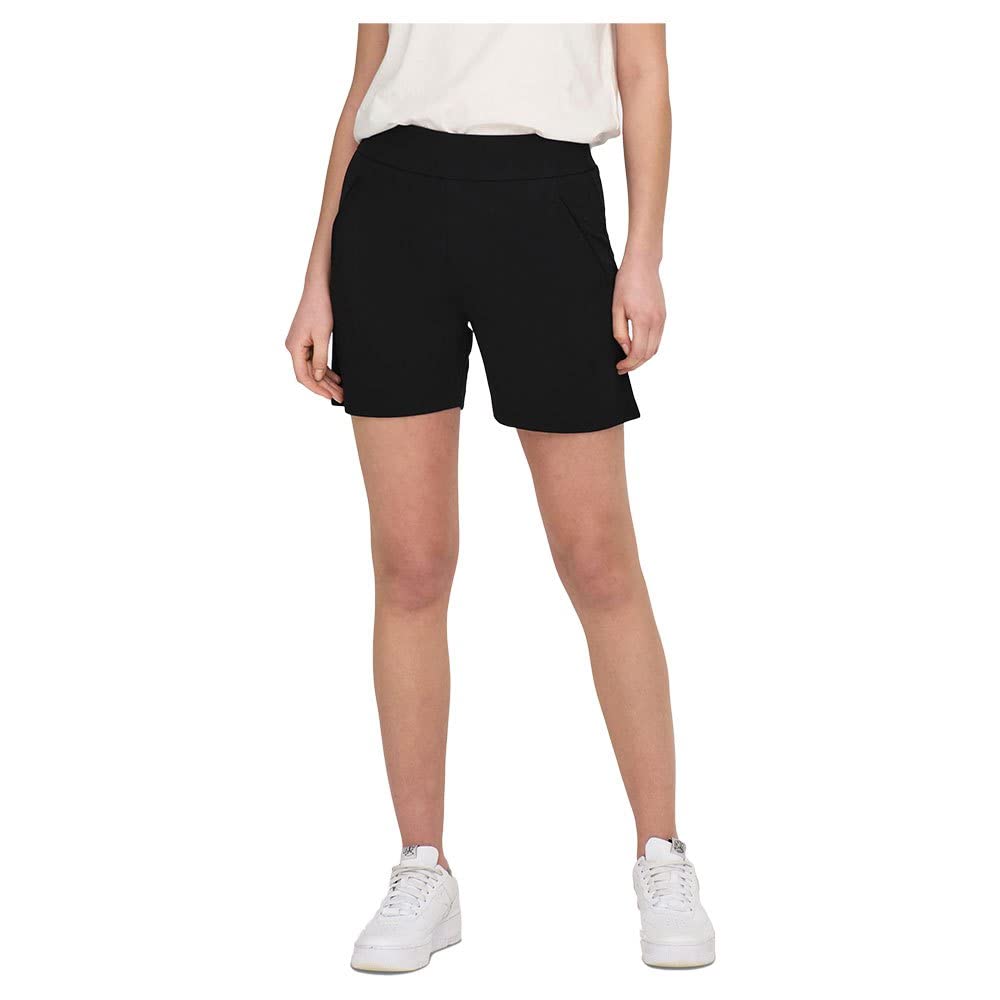 JdY Damen JDYLOUISVILLE CATIA JRS NOOS Shorts, Black, XX-Large