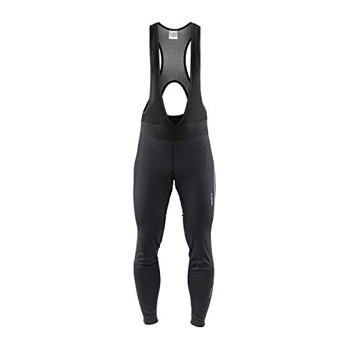 Craft Herren IDEAL PRO Wind BIB Tights PAD M Trägerhose, Schwarz, XL