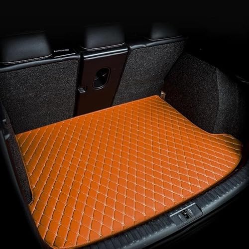 Auto Leder Kofferraummatten Kofferraummatte Für VW Für Scirocco 2009 2010 2011 2012 2013 2014-2017 Cargo-Liner Teppich Innenteile Zubehör Abdeckung Schutzmatten(Brown SIGIE)