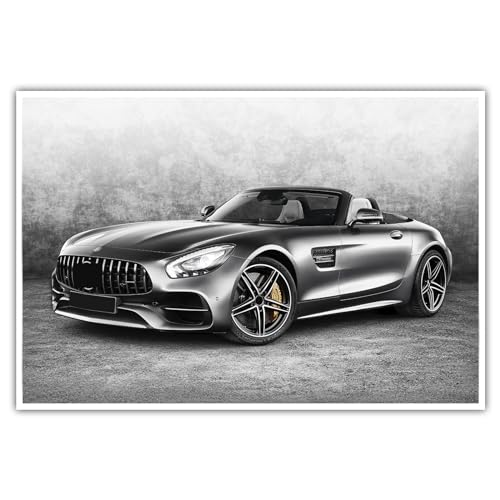 CanvasArts AMG GT Roadster - Poster (80 x 60 cm, Poster)