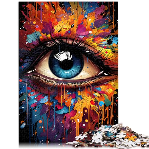 Puzzle für seltsam gefärbte Augen, 1000-teiliges Puzzle für Erwachsene, Holzpuzzle, Weihnachtswunschliste mit Weihnachtsmann, 1000 Teile (50 x 75 cm)