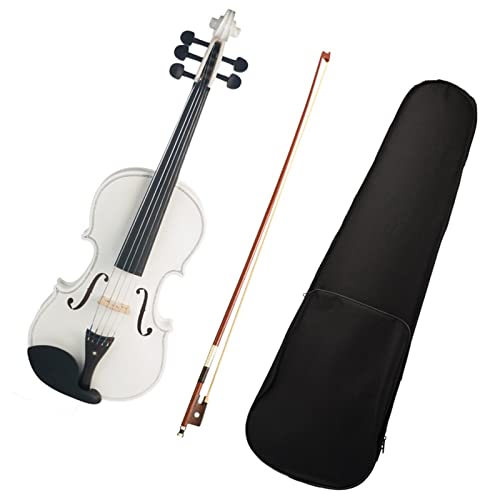 Violine Anfänger 5-saitige Geige 4/4 Violine Ebenholz Saitenhalter Ebenholz Ahornholz Akustik Violine Schüler Set