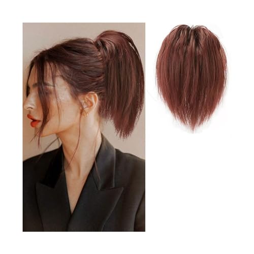 Haarteil Messy Bun Haarteil, Krallenclip, Messy Hair Buns Extensions, Tousled Updo, gewellte, lockige Haarteile for Frauen, Krallenclip, Pferdeschwanz-Dutt Haarverlängerung(AS01-350)