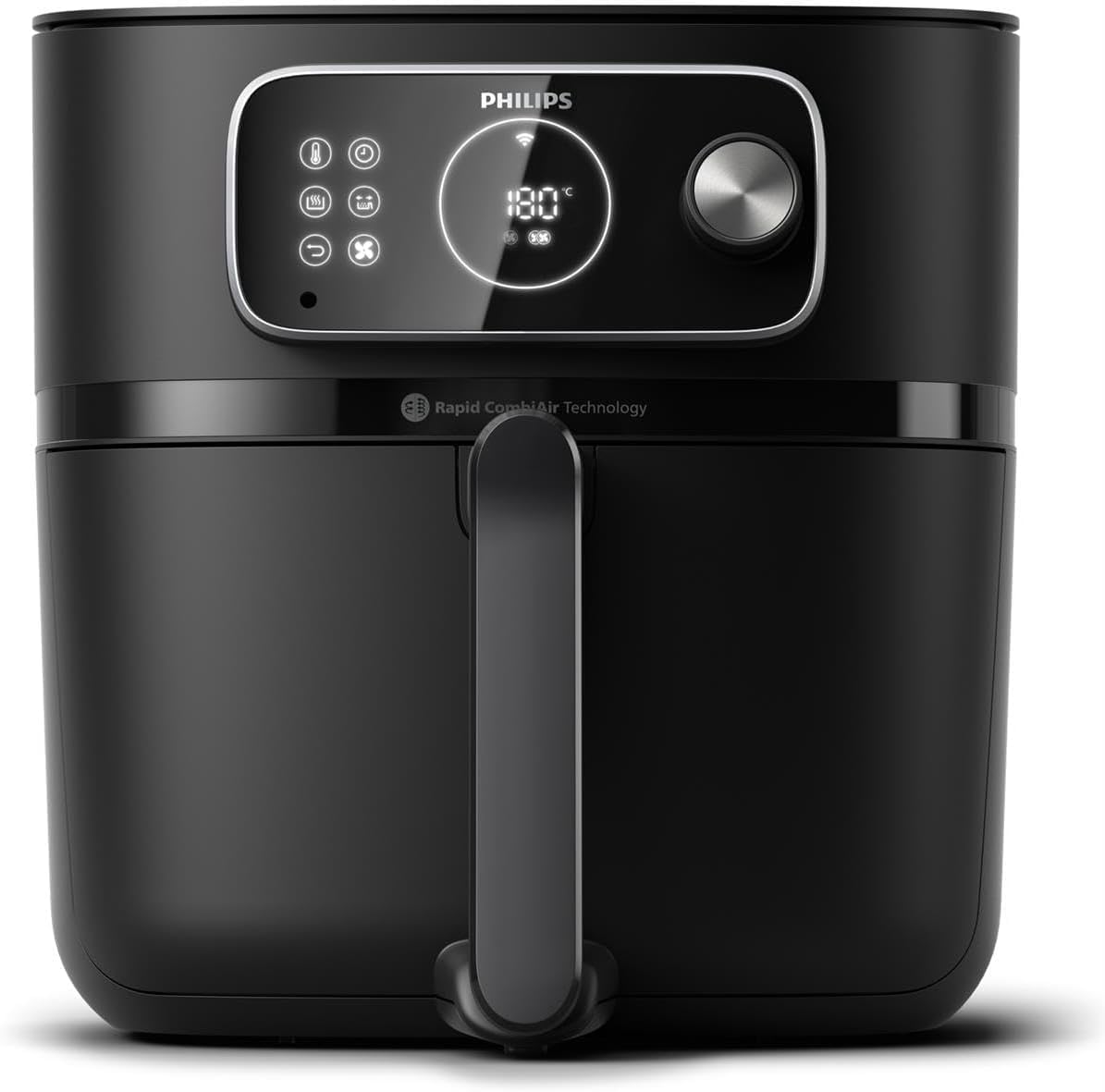 Philips Airfryer Combi 7000 Serie XXL - 8,3 l (2 kg), 22-in-1-Airfryer, WiFi-Verbindung, automatische Kochprogramme, 99% weniger Fett mit Rapid CombiAir, Rezept-App (HD9875/90)