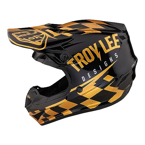 Troy Lee Designs Motocross-Helm SE4 Polyacrylite MIPS Schwarz Gr. XL