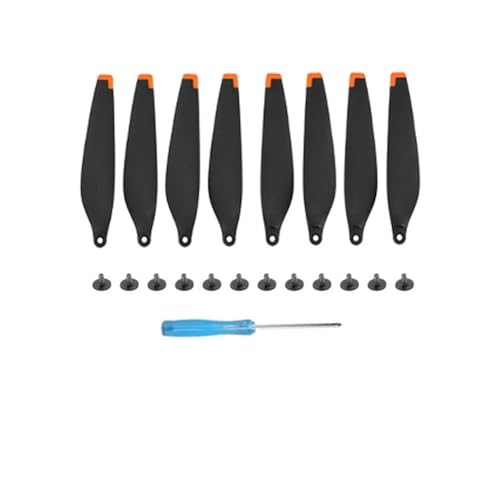 Drohnenzubehör Geräuscharme Propeller for Mini 4 Pro-Propeller, Ersatz for Mini 3 Pro Wing Blade-Leichtgewicht-Lüfter, Mini 4 Pro-Zubehör Das ist austauschbar(A 4Pair Orange)