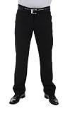 Alberto Herren Hose Stone Modern Fit Ceramica® Dressy Pants, Größe:W38/L32;Farbe:black