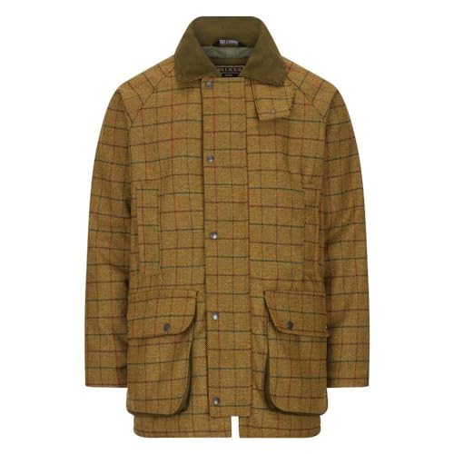 WALKER AND HAWKES Herren Country-Jacke aus Tweed - für die Jagd geeignet - Beige - Größe 3XL (50"-52")