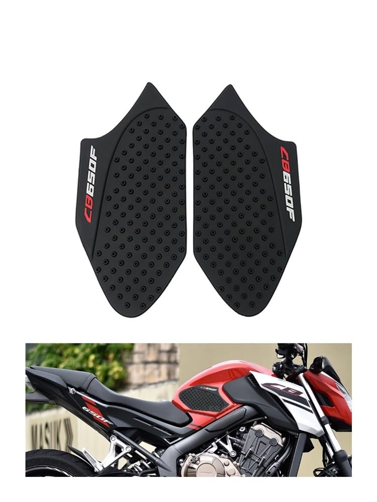 SHANSHAN Tankschutz motorrad Für H&ONDA CB650F Kraftstoff Tank Pad CB 650F 2014 2015 2016 2017 Motorrad Aufkleber Anti-rutsch-Seite Gas Knie Grip Traktion Pads