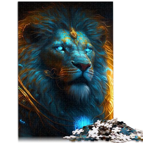 Puzzlespiel „Der König aller 1000 Puzzles“ für Erwachsene, Holzpuzzle, jedes Teil ist einzigartig – anspruchsvolles, unterhaltsames Spiel für die ganze Familie, 1000 Teile (50 x 75 cm)