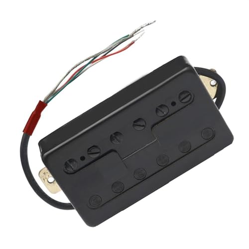 Messing Abdeckung E-Gitarre Humbucker Hals Pickup Spule Spliting Pickup Teile Keramik Bar Single-Coil-Tonabnehmer (Color : 3/4)