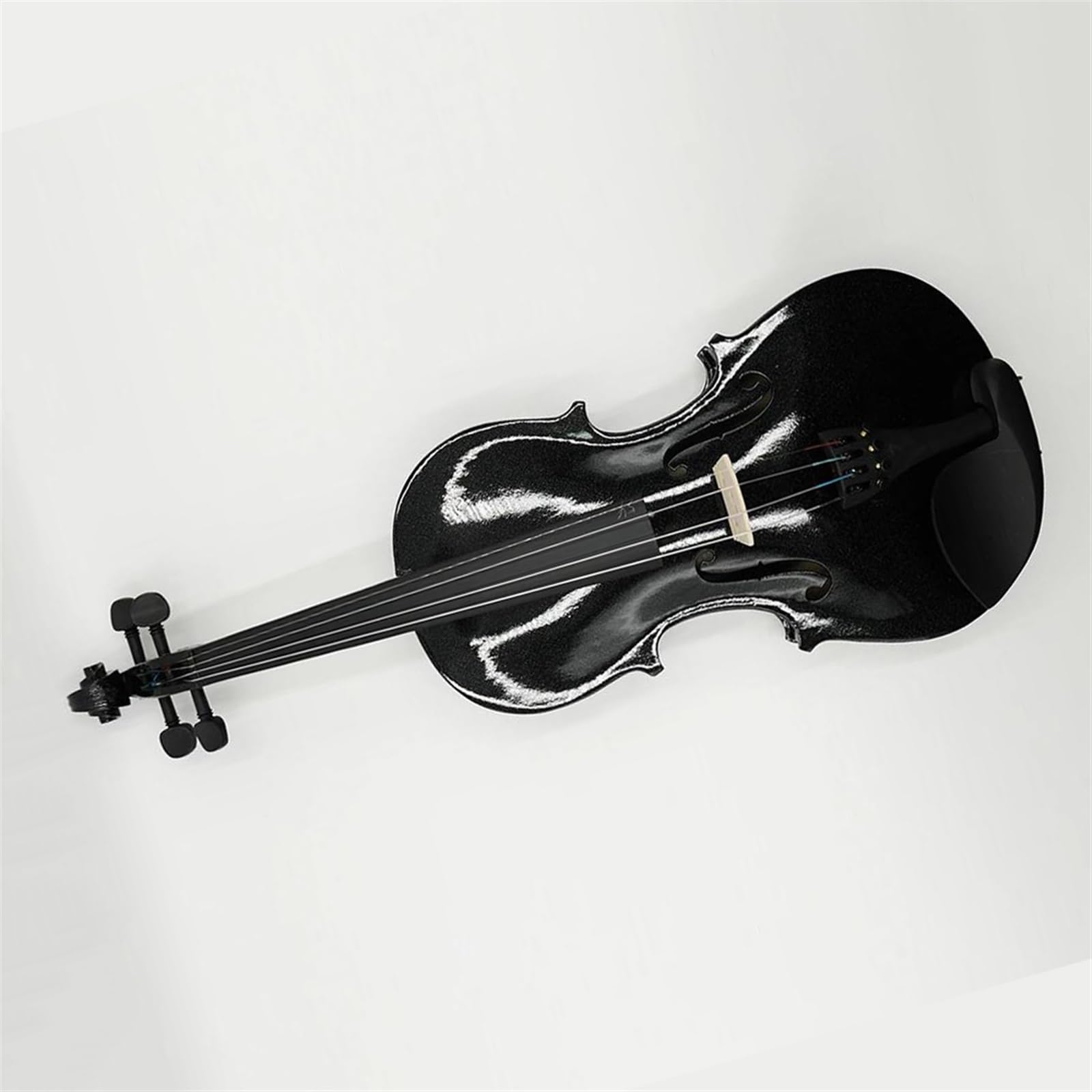 Standard Violine Holzgeige Mit Geigenkasten Und Geigenbogen Von Musikinstrument Und Teile 4/4(Black)