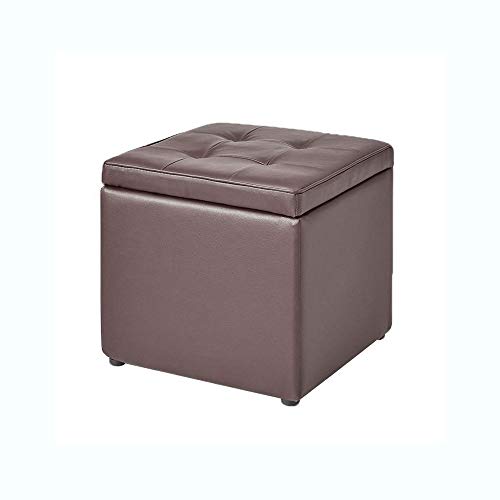 CNBYDK Fußhocker, Hocker Aufbewahrungshocker Kann Sitzen Farbe Leder Schuhe Bank Mit Deckel Spielzeug Aufbewahrungsbox Hocker Sofa Hocker/D