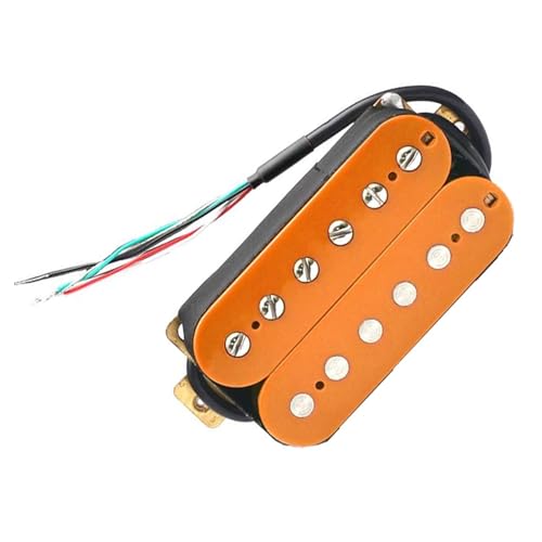 Orange E-Gitarre Humbucker Pickup Coil Spliting Pickup 4 Spulenkabel Single-Coil-Tonabnehmer (Color : Bridge)