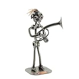 Steelman24 I Schraubenmännchen Tenorhorn I Made in Germany I Handarbeit I Geschenkidee I Stahlfigur I Metallfigur I Metallmännchen