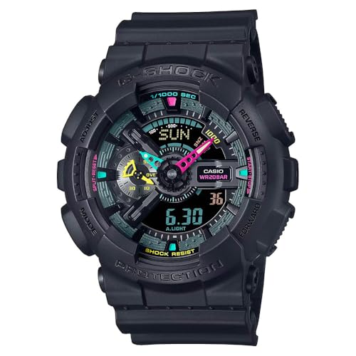 Casio Classic G-Shock Analog Digital GA-110MF-1AER, Schwarz