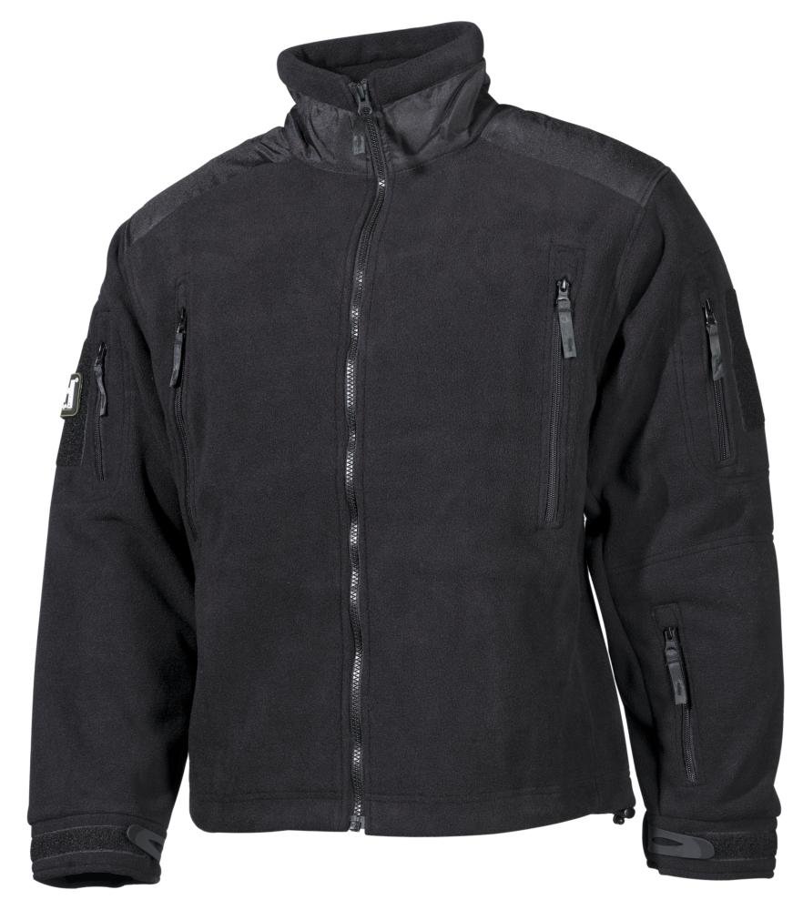 MFH Herren Heavy Strike Fleece Jacke Schwarz Größe S