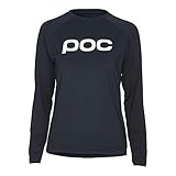 POC Damen W's Reform Enduro Jersey Fahrradshirt, Uranium Black, M EU