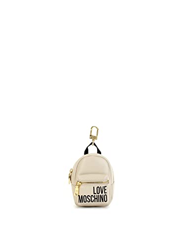 Love Moschino Damen COMPLEMENTI PELLETTERIA Lederwaren, Elfenbein