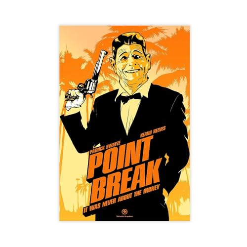 biegzc Filmposter "Point Break 1991", Leinwandposter, Wandkunst, Dekordruck, Bild, Gemälde für Wohnzimmer, Schlafzimmer, Dekoration, 60 x 90 cm