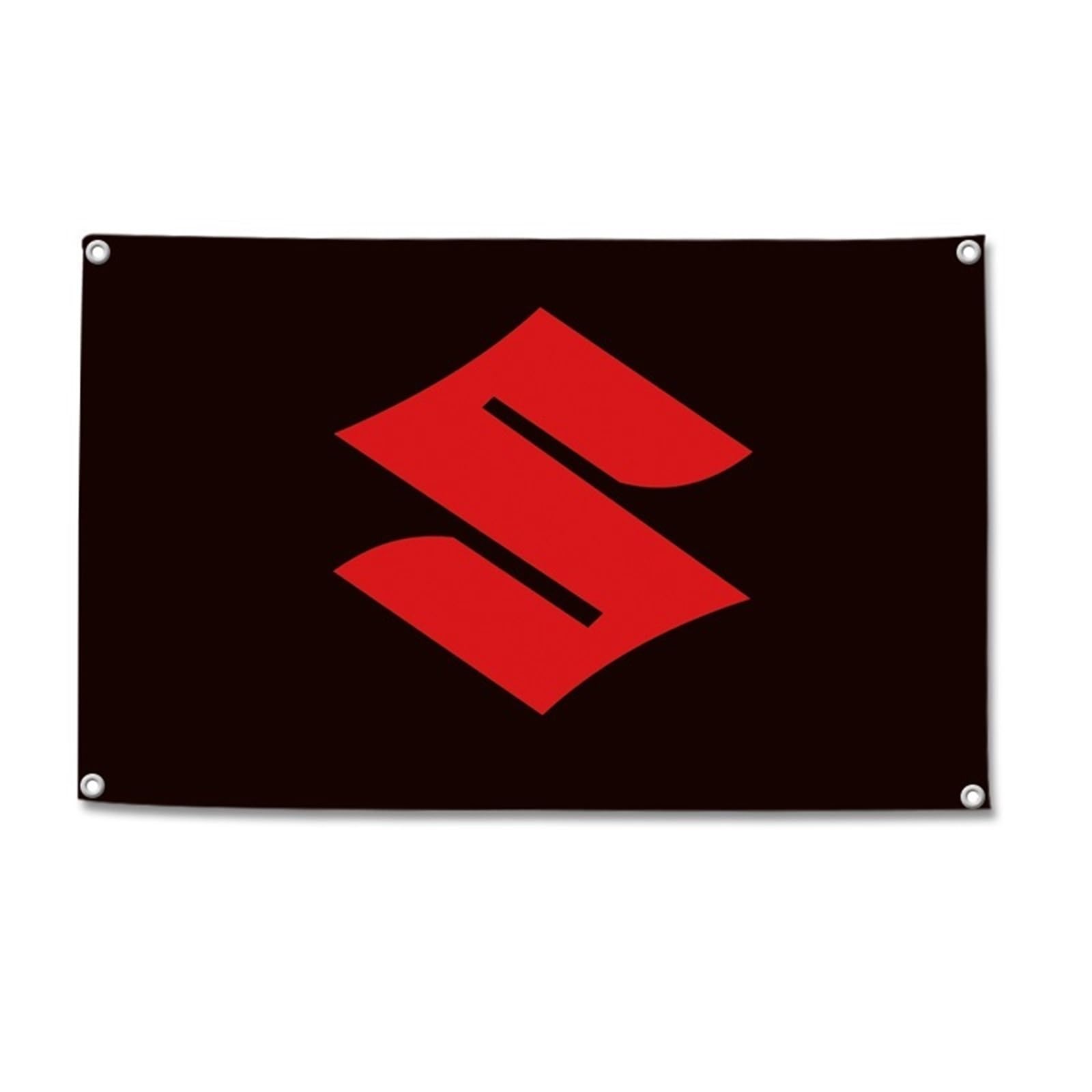 Fahne SU.ZU.KI, Druck Hof-Banner, Flagge(Black,150x230cm)