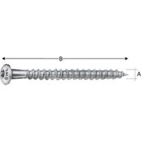 SIMPSONCSA50X40SCSA-Schraube5.0x40verpacktzu250StÃ¼ckEdelstahlA4