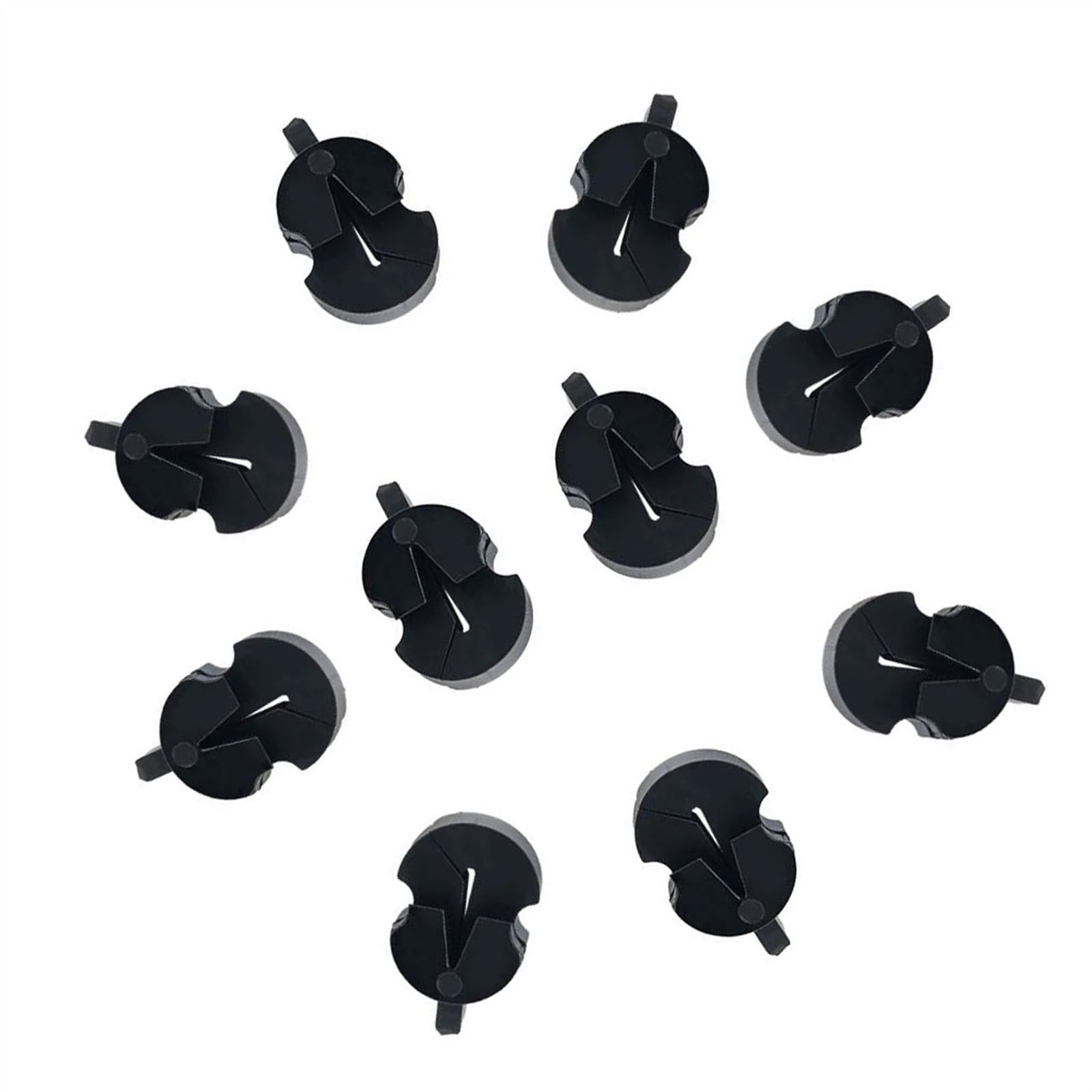 10PCS Dämpfer Gummi Violine Dämpfer für Spieler Geige Zubehör