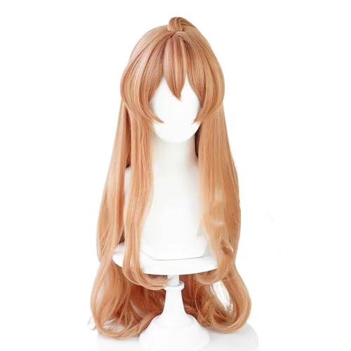 WCCNKK Anime Cosplay Perücke, Aisaka Taiga Perücke, Orange-Rosa 85 cm Langes Haar, Mit Perückenkappe, Für Party Alltag Halloween Perücke, Anime-Geschenke, Dekorative Accessoires