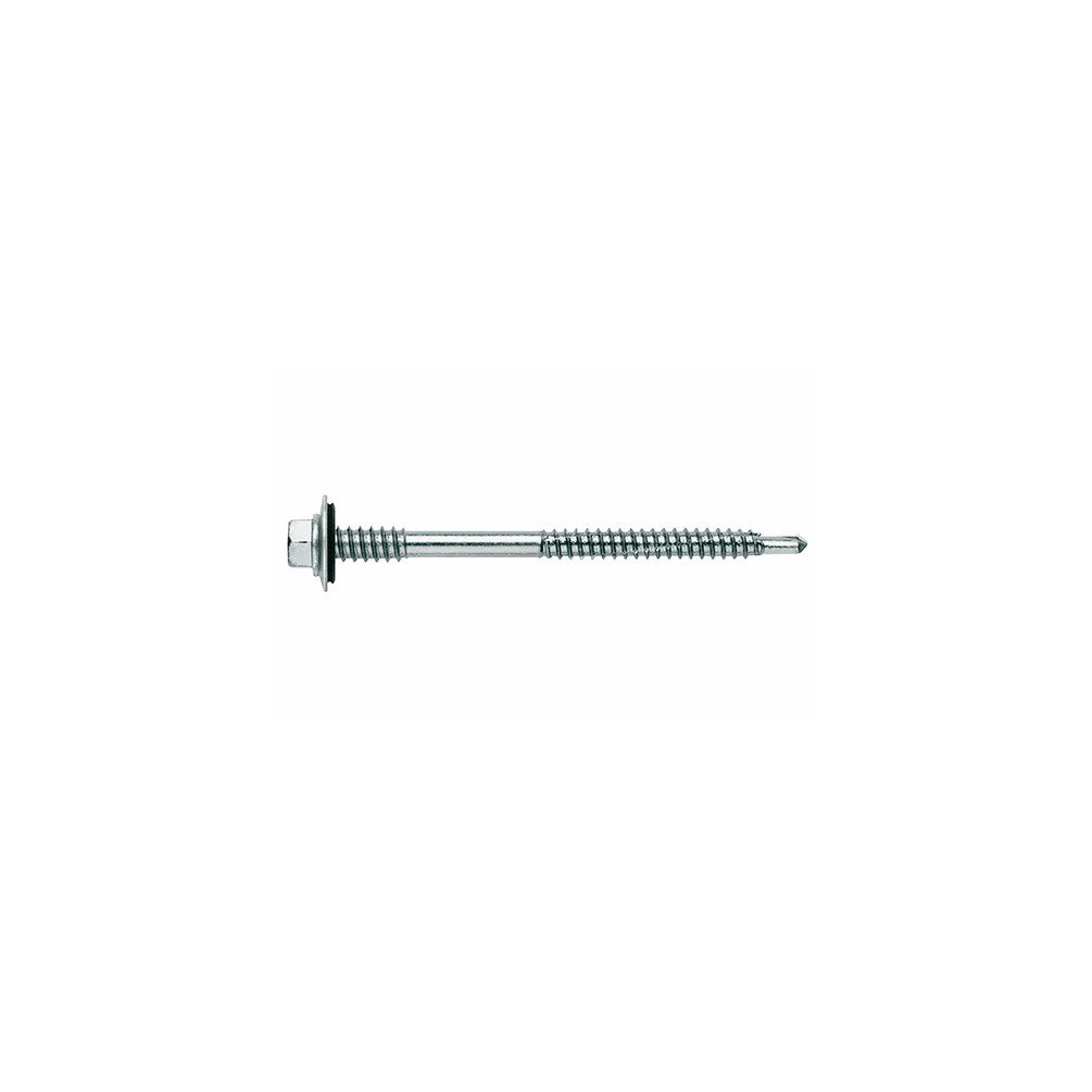 Index PS1655115 Bohrer-Schraube für Sandwich-Panel, 3 Bichrom, mit Unterlegscheibe P-16 5,5/6,3 x 115