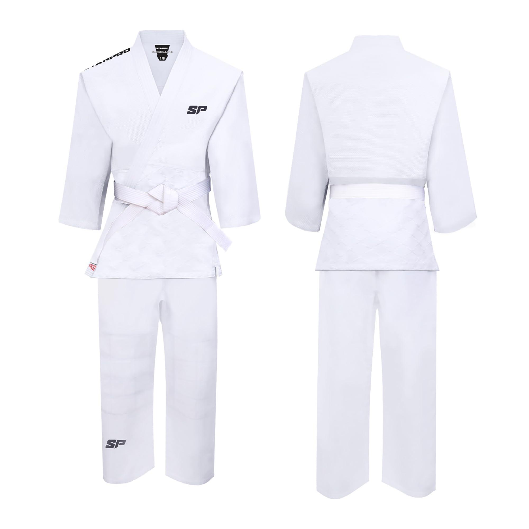 Starpro Judo Kampfsport Anzug Geeignet für Jiu Jitsu, BJJ GI, Karate GI, Jui Jitsu, Judo, Aikido Anzug, Taekwondo Anzug, Karate Anzug Baumwolle, Ju Jutsu Anzug, IBJJF, Taekwondo-Anzug