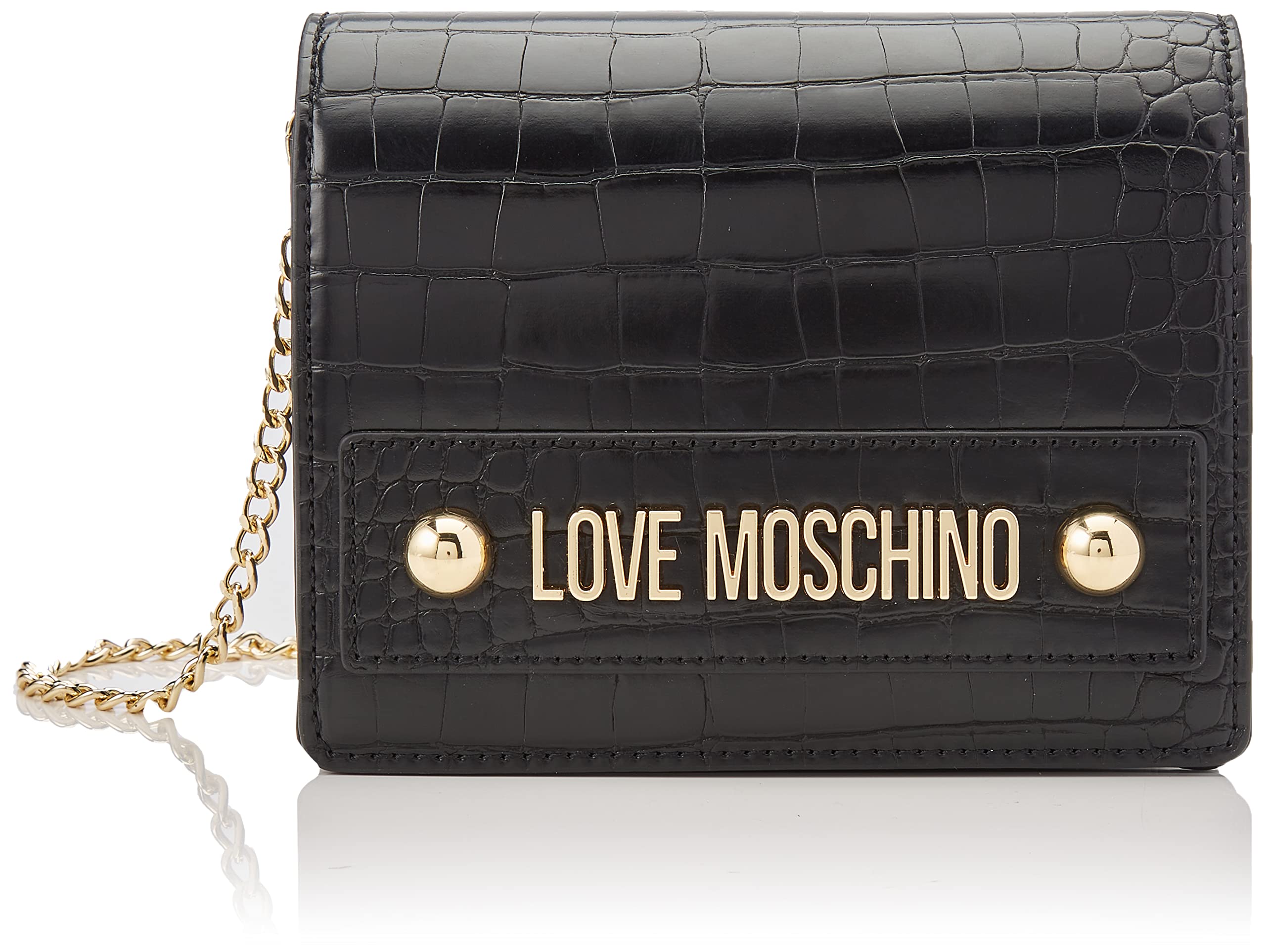 Love Moschino Damen Jc4427pp0fks000 Umhängetasche, Schwarz, Einheitsgröße