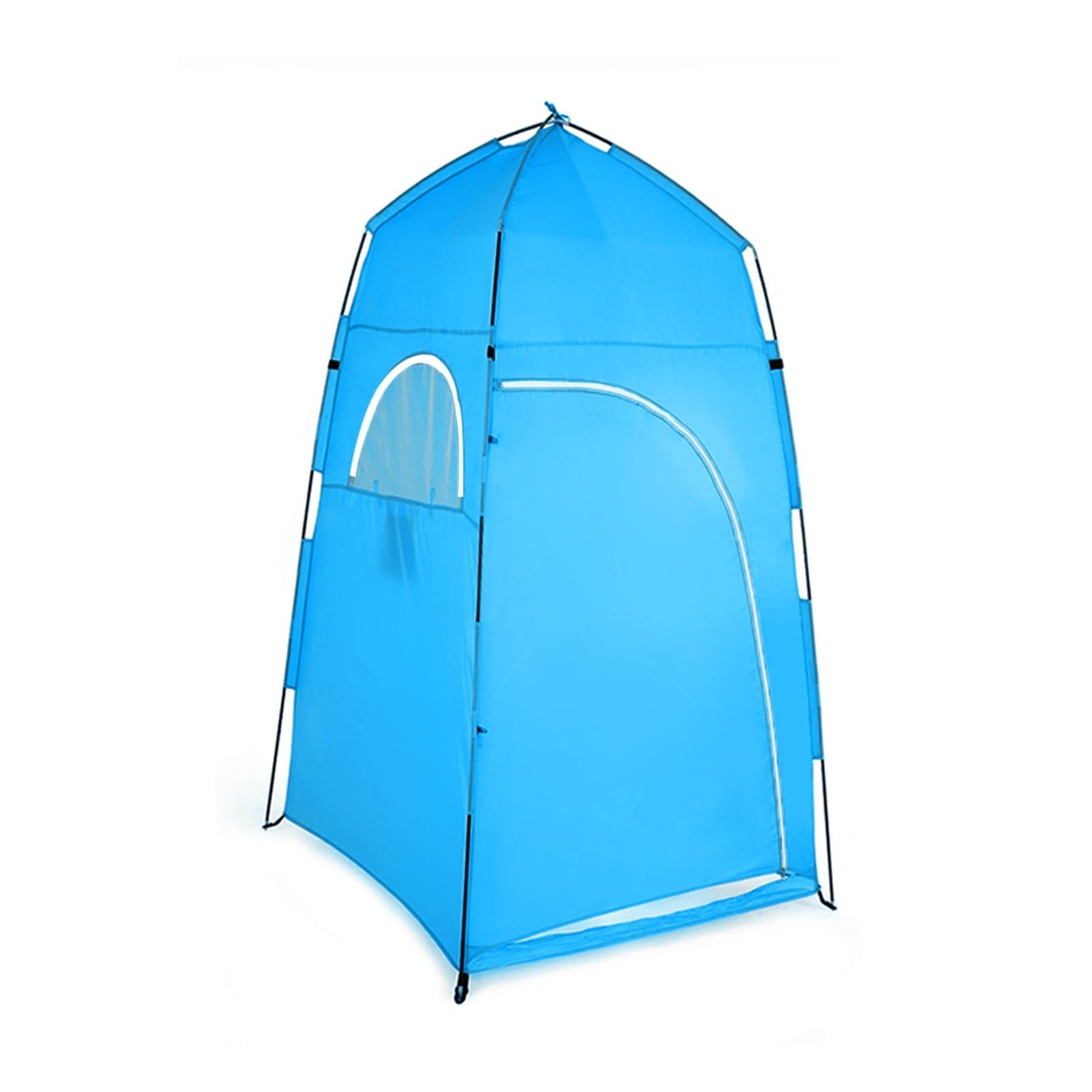 AMEEDA Camping Toilettenzelt Tragbares Außenduschen-Badezimmer-Umkleidekabinen-Zelt-Unterschlupf Camping-Strand-Sichtschutz-WC-Fotografiezelt(Blue)