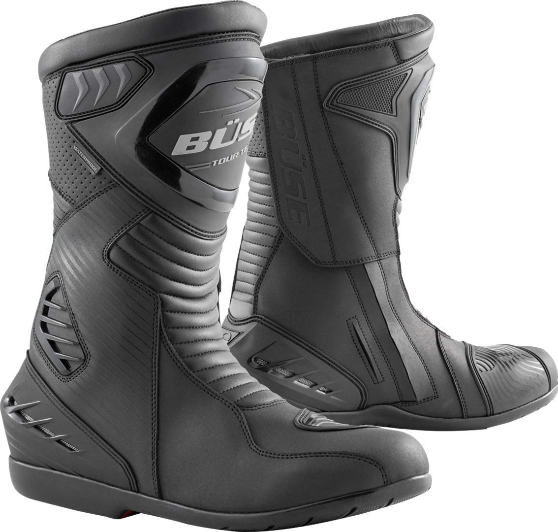 Büse Toursport Pro Motorradstiefel (Black,43)