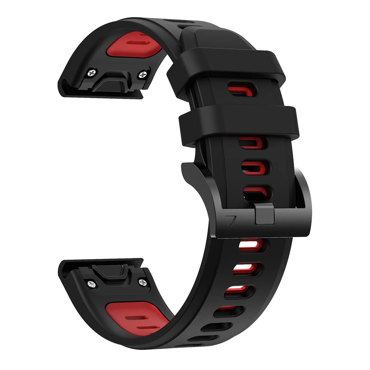 OPKDE 22 x 26 mm Smartwatch-Herrenarmband für Garmin Fenix 7, 7X, 6, 6X, Pro, 5X, 5 Plus, Epix, Schnellverschluss, offizielles Silikon-Armband, 26mm Fenix 7X 5X 6X, Achat