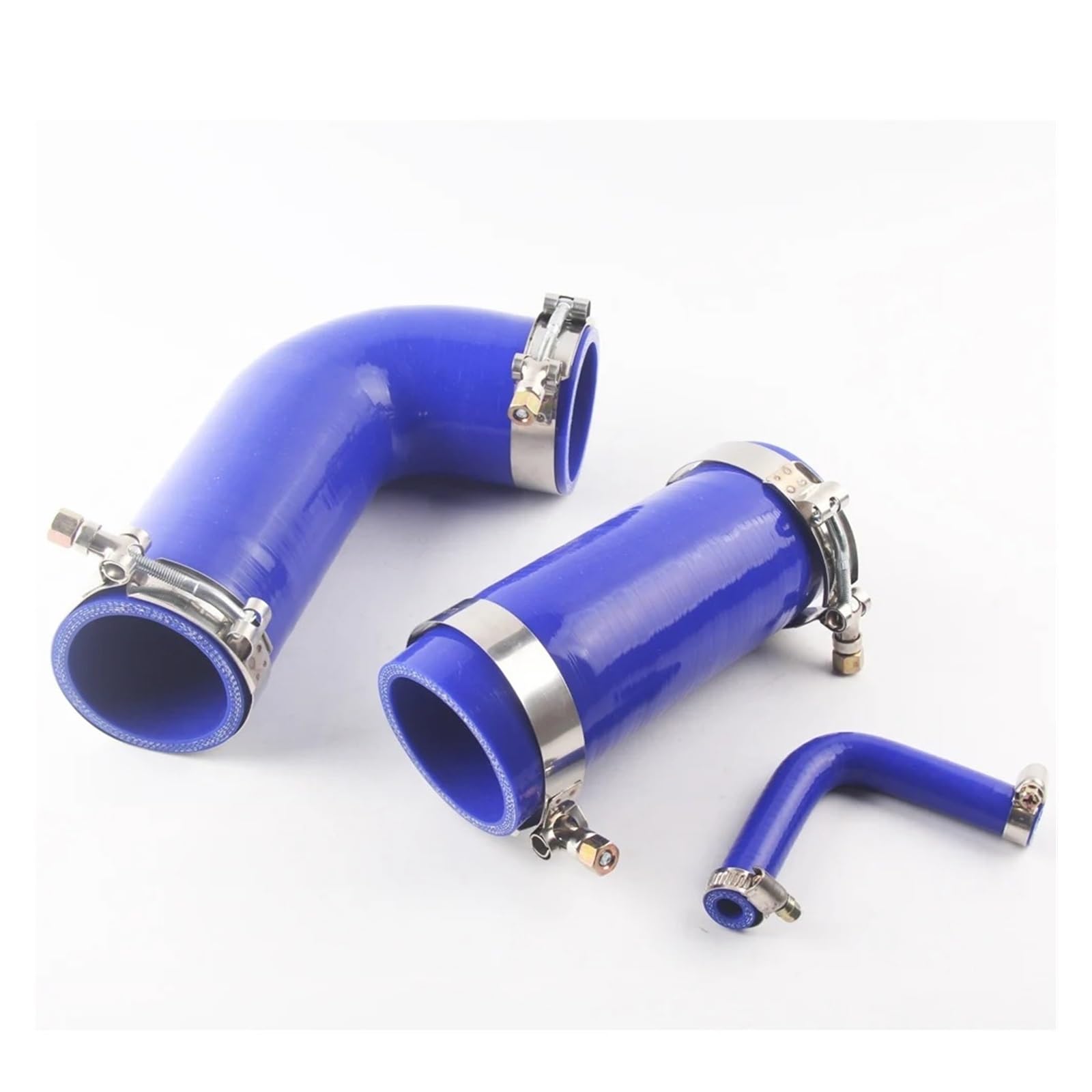 Induktion Schlauch Kit Für VW Für Golf Für GTI MK7 EA211 1,2 1,4 Motor Für Passat Für Jetta Auto Silikon Lufteinlass Schlauch Full Kits Auto Luftansaug(Blue with Logo)