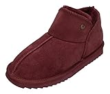 Warmbat Damenschuhe Schaffell Booties WILLOW - port, Größe:39 EU