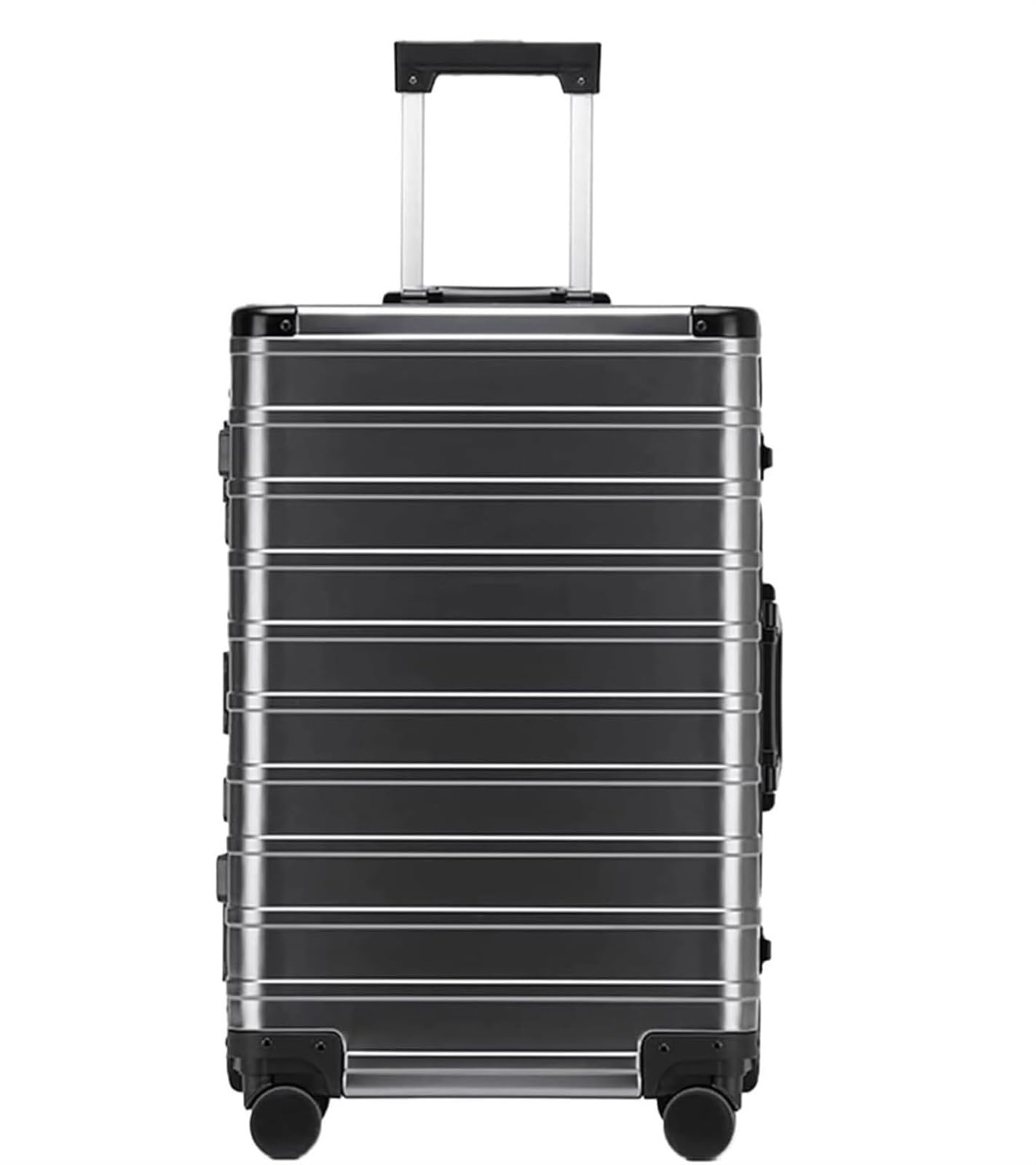 Habrur Rollkoffer Koffer Trolley Hartschalenkoffer Mit Aluminiumrahmen, TSA-Schloss, Ohne Reißverschluss Und Leisen Spinnerrädern Koffer Gepäck Reisekoffer (Color : A, Size : 20")