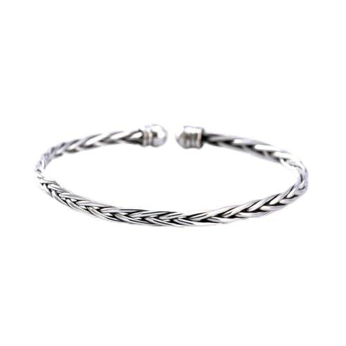 YIHANSS Armband S925 Silber Damen Offener Armreif Silber Geburtstagsgeschenk Silber Armreif Damen Armband Schmuck Damenschmuck