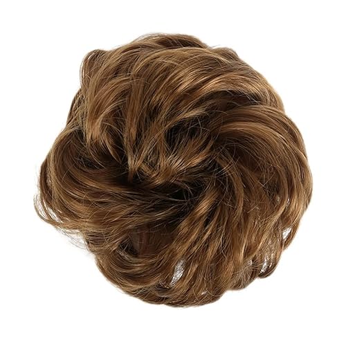 Bun Haarteile (1/2 Stück) Dutt-Pferdeschwanz-Haarverlängerungen for Frauen, Mädchen, Kinder, synthetische lockige Donut-Chignon-Haarteile, elastisches Haarband, Hochsteckfrisur, Chignon, flauschiges,